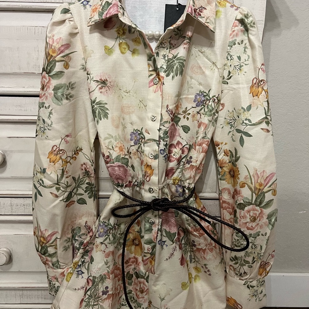 Luxe Floral Cream Jumpsuit